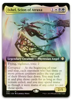 Ixhel, Scion of Atraxa (Extended Art) #37 (Foil) NM Phyrexia All Will Be One - Image 1