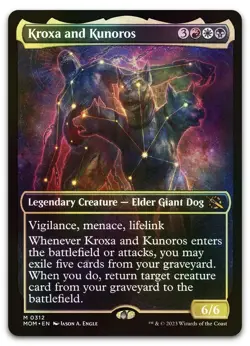 Kroxa and Kunoros (Showcase) #312 (Foil) (NM) March of the Machine MOM Magic MTG - Image 1