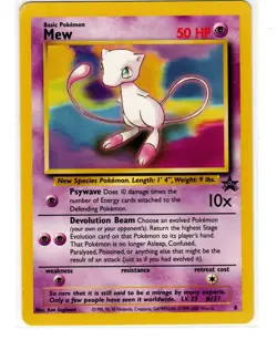 Pokemon TCG: MEW #8 2000 WotC Pokemon League Black Star Promo.... - Image 1