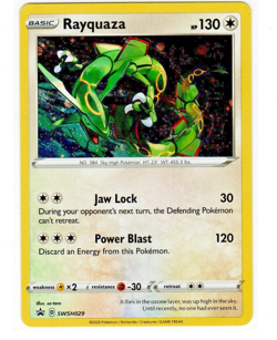 RAYQUAZA SWSH029 SWORD & SHIELD POKEMON (COSMO HOLO PROMO, NM).... - Image 1