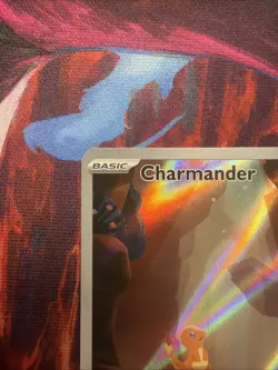 Charmander Illustration Rare 168/165 Near Mint Pokemon 151 - Image 2