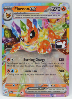 2025 Pokemon Play! Prize Pack Series 7 #14 - FLAREON EX - Image 1