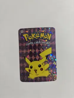 Pokemon Rare Vintage Vending Machine Holo prism sticker Nintendo 2000 Pikachu - Image 1