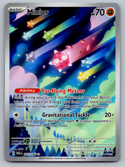 Minior Pokemon Paradox Rift 201/182 Full Art Illustration Rare NM - Image 1