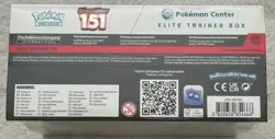 151 Pokemon Center ETB Elite Trainer Box Factory Sealed With Acrylic Case! 820650854668 - Image 5