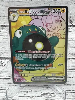 Pokemon TCG - Ionos Bellibolt Ex Journey Together Full Art 172/159 NM - Image 1
