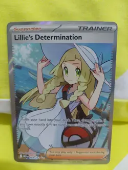 Pokemon Lillies Determination 169/132 - Full Art - Mega Evolution - Image 1