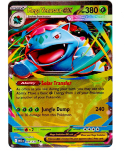 Mega Venusaur ex 003/132 Pokemon Mega Evolution Double Rare Holo NM - Image 1