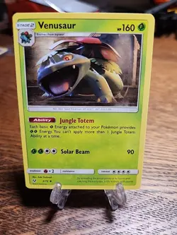 Venusaur 3/73 Shining Legends Regular LP 2017 Pokemon TCG - Image 1