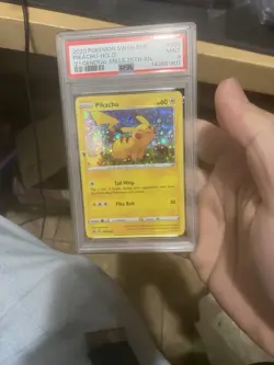 2021 Pokemon 25th Anniversary General Mills Promo Pikachu #SWSH039 PSA 9 - Image 1