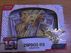 Pokemon Scarlet & Violet 151 Zapdos ex Collection - Image 1