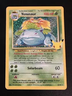 Venusaur 105/12 Pokemon Celebrations Classic Collection 25th Anniversary Holo NM - Image 1