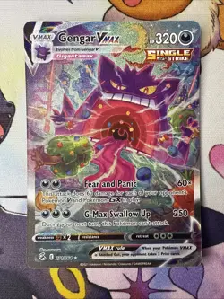 Pokemon Gengar VMAX Alternate Art Secret 271/264 Fusion Strike - Image 1
