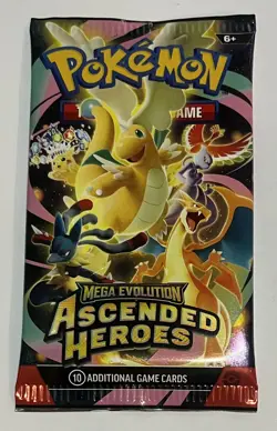 Ascended Heroes Booster Pack – Mega Evolution – Pokemon TCG – English – in hand - Image 1