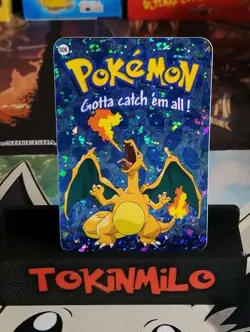 Charizard- Nintendo - 2000 Pokemon Vending Machine Prism Sticker Card #006 NM - Image 1