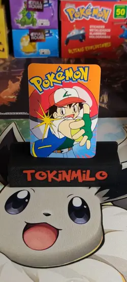 Charizard- Nintendo - 2000 Pokemon Vending Machine Prism Sticker Card #006 NM - Image 2