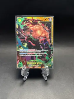 One Piece - Roronoa Zoro OP06-118 (Reprint) LD-01 Card English - Near Mint - Image 1