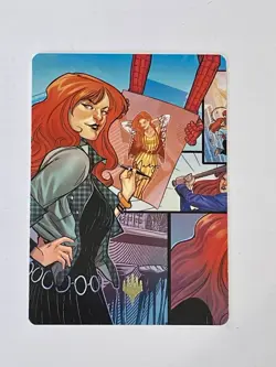Mary Jane Watson Art Card (Gold-Stamped Planeswalker Symbol) Art Series:... - Image 1