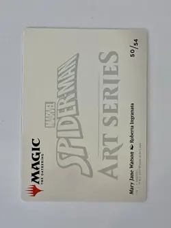 Mary Jane Watson Art Card (Gold-Stamped Planeswalker Symbol) Art Series:... - Image 2