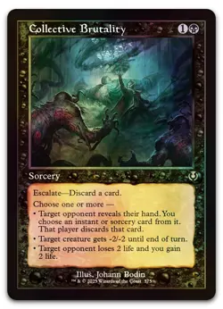 Collective Brutality (Retro Frame) #375 (Foil) NM Innistrad Remastered Magic MTG - Image 1