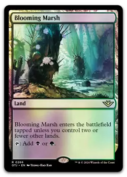 Blooming Marsh #266 (Foil) (NM) Thunder Junction OTJ Magic MTG - Image 1