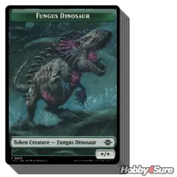 10 pcs Fungus Dinosaur Token (012) M/NM Magic MTG The Lost Caverns Of Ixalan - Image 1
