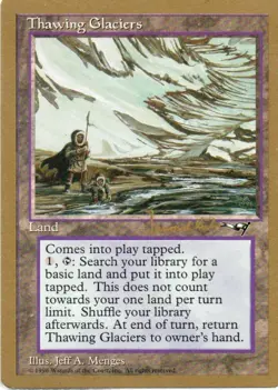 MTG: World Championship Decks: 1997 Janosch Kuhn: Thawing Glaciers: LP Condition - Image 1