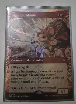 Mtg - Manifold Mouse *Foil Showcase* - Image 1