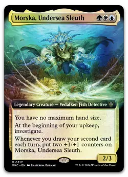 Morska, Undersea Sleuth (Extended Art) #317 (Foil) NM Murders Karlov Manor - Image 1