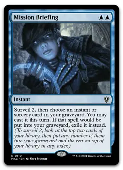 Mission Briefing #110 (NM) Murders Karlov Manor MKC Magic MTG - Image 1
