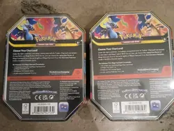 Mega Charizard X and Y Tins Sealed 2026 Set of 2 Pokemon TCG Phantasmal Flames - Image 2