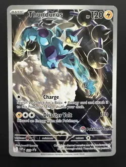 Thundurus 209 Pokemon Center Exclusive Scarlet & Violet Black Star Promo NM/M - Image 1
