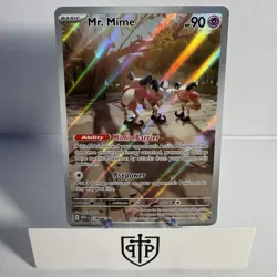 Pokemon TCG - Mr. Mime 179/165 SV 151 - Holo Illustration Rare - NM - Image 1