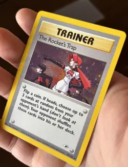Pokemon The Rocket’s Trap 19/132 Holo Gym Heroes Rare 2000 - Image 1