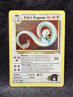 Pokemon Erika's Dragonair 4/132 Gym Heroes Holo Rare Unlimited - Image 1