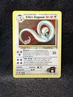 Pokemon Erika's Dragonair 4/132 Gym Heroes Holo Rare Unlimited - Image 2