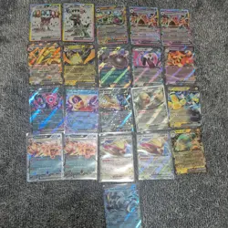 English Pokemon 21 Card Bundle Holo Ex's M/NM - Image 1