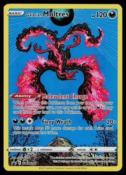 Pokemon Card - Galarian Moltres Sword & Shield Promo SWSH284 Holo - Image 1