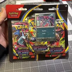 Pokemon TCG Mega Evolution Sneasel Promo Card 3 Pack Booster Blister Bundle New - Image 1