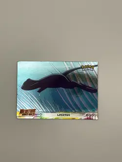 Pokemon Topps Legends #1 Mewtwo Strikes Back Movie Blue Logo FOIL - Image 1