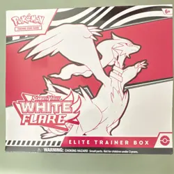 Pokemon Elite Trainer Box Scarlet & Violet White Flare Reshiram Tornadus 2024 - Image 1