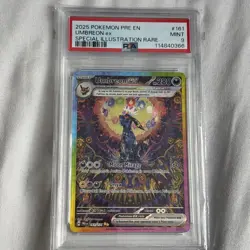 Pokemon TCG Prismatic Evolutions Umbreon EX Card 161/131 PSA 9 Sir - Image 1