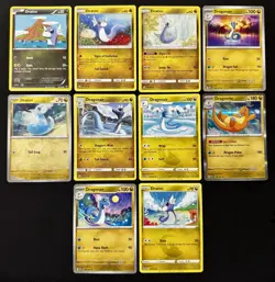 10x Dratini Dragonair Dragonite Pokemon Card Lot W/ Holo - Image 1