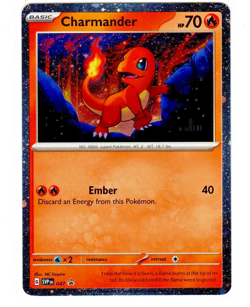 Charmander SVP EN 047 - Black Star Promo - Cosmos Holo Pokemon Card NM - Image 1
