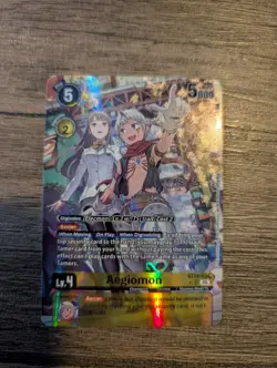Digimon Card Game Aegiomon (Alternate Art) - Time Stranger BT24-034 *SR 05 - Image 2