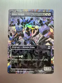 Foot Ninjas - 209 - MTG: Teenage Mutant Ninja Turtles - Borderless - Foil - Image 1