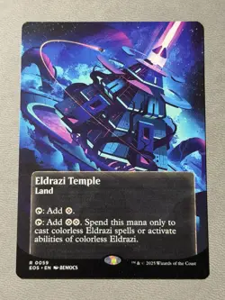Eldrazi Temple (0059) (Borderless) Edge of Eternities Stellar Sights Regular NM - Image 1