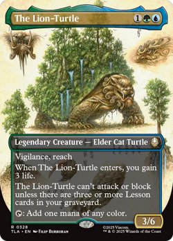The Lion-Turtle (FOIL) x1 - MTG Avatar: The Last Airbender TLA #328 - Image 1