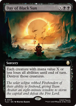 Day of Black Sun (FOIL) x1 - MTG Avatar: The Last Airbender TLA #373 - Image 1