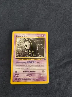 Pokemon Unown A 33/75 Neo Discovery Non Holo Rare - Image 1